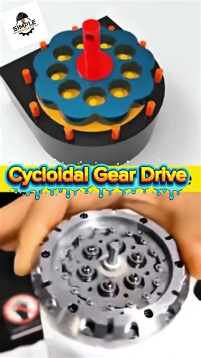 Cycloidal Gear Drive Explained 🔧 | Amazing Gear Mechanism Animation & Working #automobile #flute