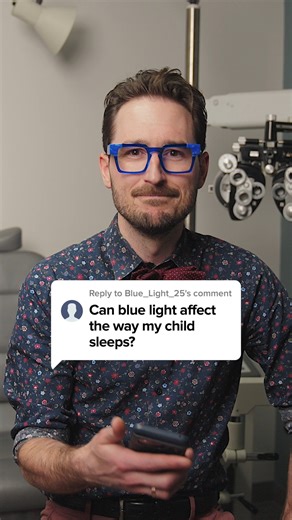 6.1K views · 1.2K reactions | Can blue light from screens affect your child’s sleep? Dr. Adam Reid explains some potential blue light side effects  盧 Learn more valuable tips on digital eye strain! (Link in bio) Doctors of Optometry | FYidoctors | Facebook