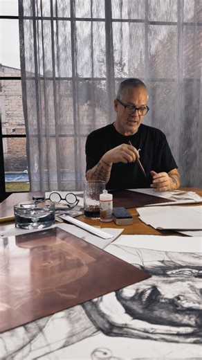 El maestro José Fors nos platica de forma breve el proceso para realizar los grabados. - Piezas diaponibles al contacto: W: 33.3383.0462 | Fors Arte - José Fors