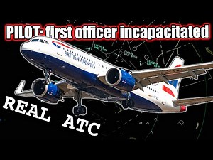 Emergency plane - Pilot INCAPACITATION. REAL ATC