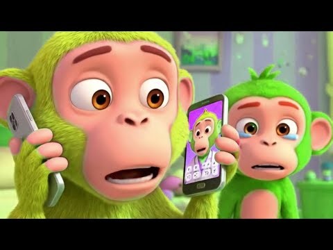Five Little Monkeys Birthday Remix 🐒 Nursery Rhymes for Kids Cocomelon Style | 1 Minute Loop Mashup