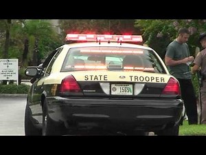 FLORIDA HIGHWAY PATROLS NEW CODE 3 AMBER AND RED LED LIGHTS FOR EXTRA SAFETY IN SONY HD