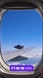 egg-shaped ufo captured through airplane window above the clouds #science #Declassified #ufosighting #aliens #UFO #extraterrestrial | Ufo Aliens