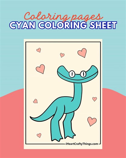 🩵 Cyan Rainbow Friends Coloring Page One of the most unique characters from the second game is ready to print and color! Grab your free printable here: https://buff.ly/2ABPi93 #rainbowfriends #coloringpages #kidsactivities #freeprintable #printables | I Heart Crafty Things