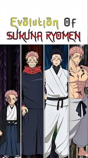 SUKUNA All Forms EVOLUTION 🔥 (Over THE Years)