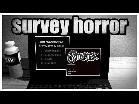 DON'T take these 3 surveys alone… (Horror Games)