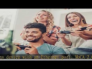 ScreenBeam Bonded MoCA 2.0 Network Adapter for High Speed Internet, Ethernet Over Coax - Single Add