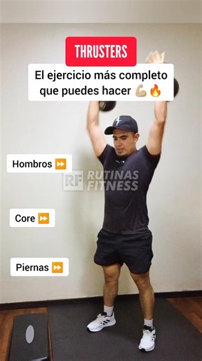 🔥 Thrusters: uno de los ejercicios más completos que puedes hacer