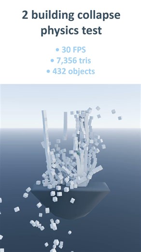 2 building collapse (physics test)
