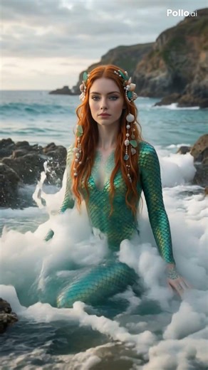 Splash Transition #polloai - Mermaid