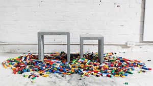 How to Build Your Own Furniture Using LEGOs for the Formwork
