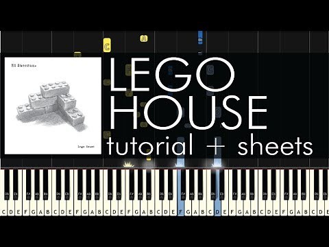 Ed Sheeran - Lego House - Piano Tutorial + Sheets