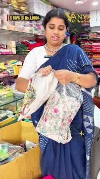 Weekend & Year-End Special Offers at Vanya Collections | 5 Tops @ ₹1000 | Rajahmundry