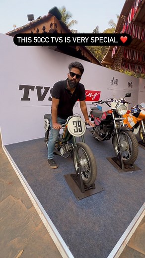 A 50cc TVS clocked a top speed of 105kmph in 1982. Can you believe it? #TVS #TVS50cc #moped #indian #tvsracing #racing #indiacarnews #icnstudio | India Car News