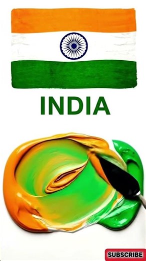 Satisfying color mixing #shorts #indianflag