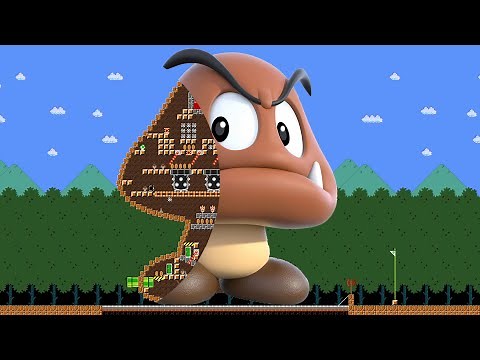 8BIT-ANI: Mario vs the Giant Colossal Goomba Maze