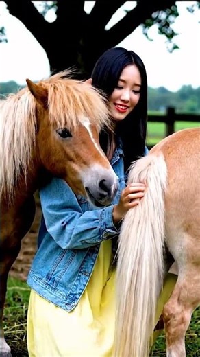 A Shetland Pony’s Winter Walk Beneath the Forest Snow