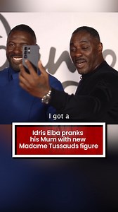 2.7M views · 67K reactions | Idris Elba uses his new Madame Tussauds wax figure to prank mum | Mirror Celebrity News | Facebook