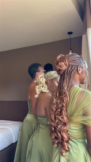 Cinematic 256 on Instagram: "POV: Bridesmaids first look🥹🥰 Bride: @__consen__ Hair & Makeup: @thesununueffect_ #satisfashionugweddings #bride #2026 #wedding"