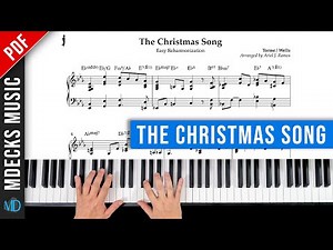 How To Play "The Christmas Song" Reharmonization. Solo Piano Sheet Music (PDF)