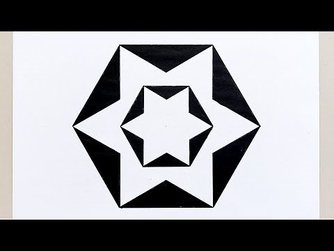 How to Draw Hexagon Geometric Design || Hexagon Geometry || Hexagon Geometric Pattern || Learn & Art