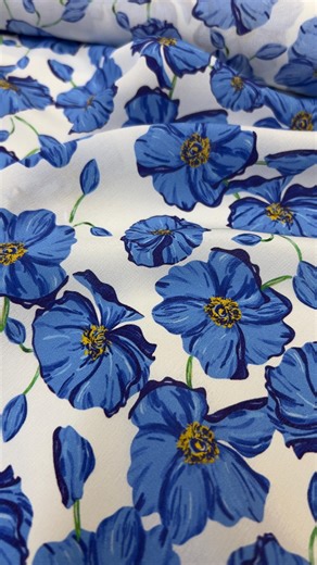 Pure Silk Crepe De Chine High Quality Premium Italian Fabric / Designer Floral Print/ Alta Moda Luxury Textile Natural Fabric by the Yard - Etsy
