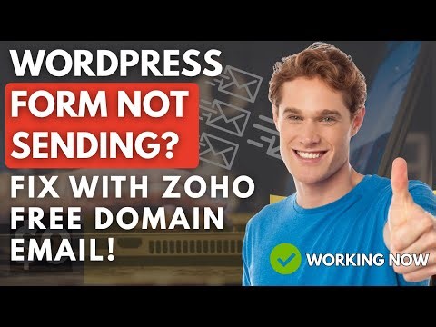 Fix WordPress Emails Not Sending with Free Zoho Domain Email (Step-by-Step Tutorial)