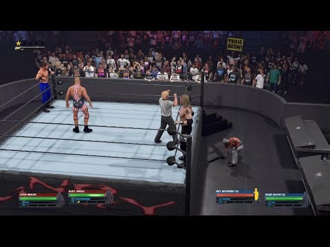 Kurt Angle & Chris Benoit Vs Rey Mysterio & Edge Tag Team Championship Match: No Mercy 2002