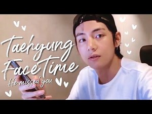 Taehyung late night call ~ Facetime imagine