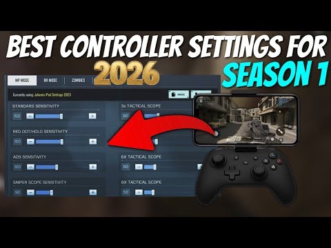 Best Controller Settings For COD Mobile Season 1 Of 2026!