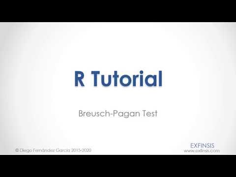 R Tutorial. Breusch-Pagan Test