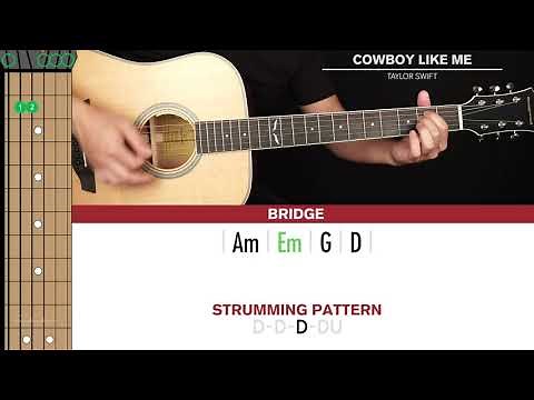 Cowboy Like Me Guitar Cover Taylor Swift 🎸|Tabs + Chords|
