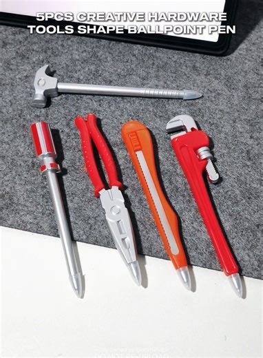 Turn your notes into tool-time fun 🛠️✍️ These creative hardware-shaped ballpoint pens are perfect for students, office desks, or gift ideas. Smooth writing, cool designs, and guaranteed conversation starters! 😍 Add some personality to your stationery collection today. #stationery #ballpen #ballpointpen #pencollection #creativepen