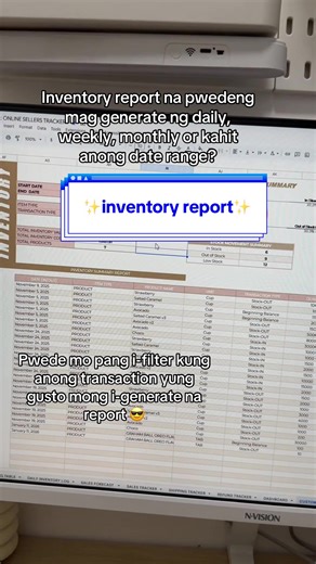 Efficient Inventory Report Generation Using Google Sheets