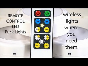 Wireless LED Puck Light 6 Pack by Brilliant Evolution, Kitchen, Battery Powered