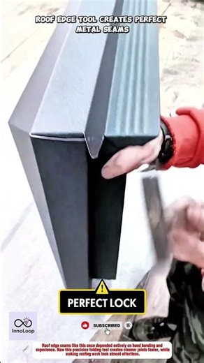 Roof Edge Tool Creates Perfect Metal Seams