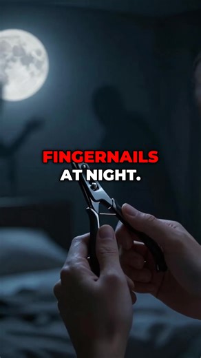 Never Cut Your Nails at Night… Here’s Why 😨💅 #ParanormalWarnings #Superstitions #EnergyVampires #BadLuck #CreepyTruths
