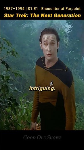 📺 SHOW ME 📺 Star Trek The Next Generation EPISODE: S1.E1 ∙ “Encounter at Farpoint” #shorts