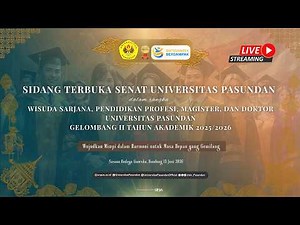 Wisuda Universitas Pasundan Gelombang II Tahun Akademik 2025/2026