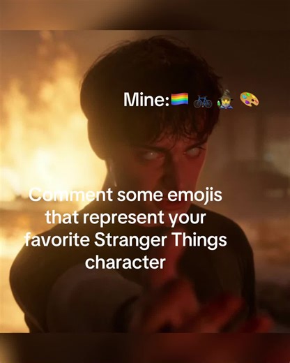 Comment some emojis that represent your favorite Stranger Things character