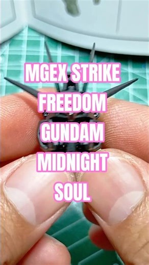 fast build MGEX strike freedom gundam midnight soul - head unit #gundam #gundamcommunity #gunpla