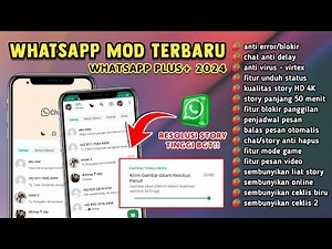 WHATSAPP PLUS 2024 | WA MOD TERBARU 2024 | WA PLUS