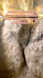 60K views · 3.1K reactions | Calvary or Golgotha, the Stone where Jesus Crucified according to the Tradition. Holy Sepulchre Church Jerusalem | Journey to the LAND of promise | Facebook