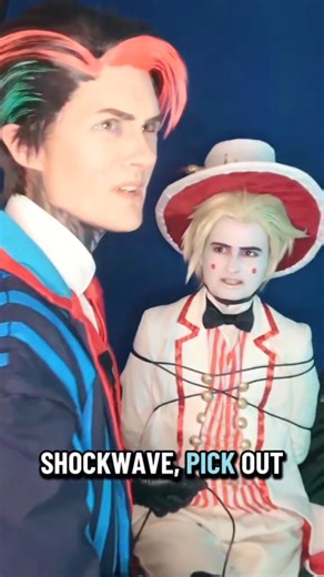 How it really happened... 🦈💙 #hazbinhotel #hazbinhotelcosplay #voxhazbinhotel #hazbinhotelseason2