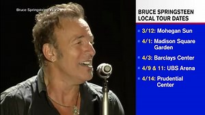 NJ rock legend Bruce Springsteen begins tour with E-Street Band, to make stops in NY, NJ