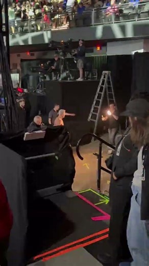 Footage of Joe Hendry after his #WWENXT title loss at #StandandDeliver.