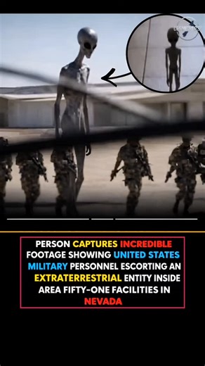 Naved Bin Maksud on Instagram: "WHAT JUST HAPPENED?! 😳👽 Shocking footage is going viral after a mysterious tall, alien-like figure was allegedly seen being escorted by U.S. military personnel inside Area 51 in Nevada. 😱🇺🇸 Is this finally proof that we are NOT alone? Or is there a hidden explanation the public isn’t being told? The way the soldiers move, the secrecy, and the location have sparked massive debate across the internet. Coincidence… or a glimpse into something the world was never