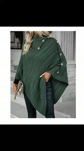 130K views · 1.1K reactions | #reels #crochet #poncho #ruanas | Marisol Creativa | Facebook