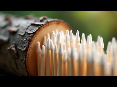 Birch Log To Toothpick Factory (No Talking)