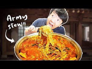 Korean ARMY STEW & Spicy SEAFOOD FEAST in Atlanta Koreatown